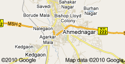 Ahmednagar City Map